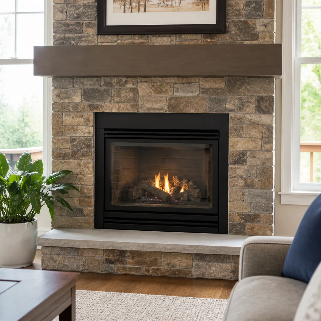Gas fireplace service